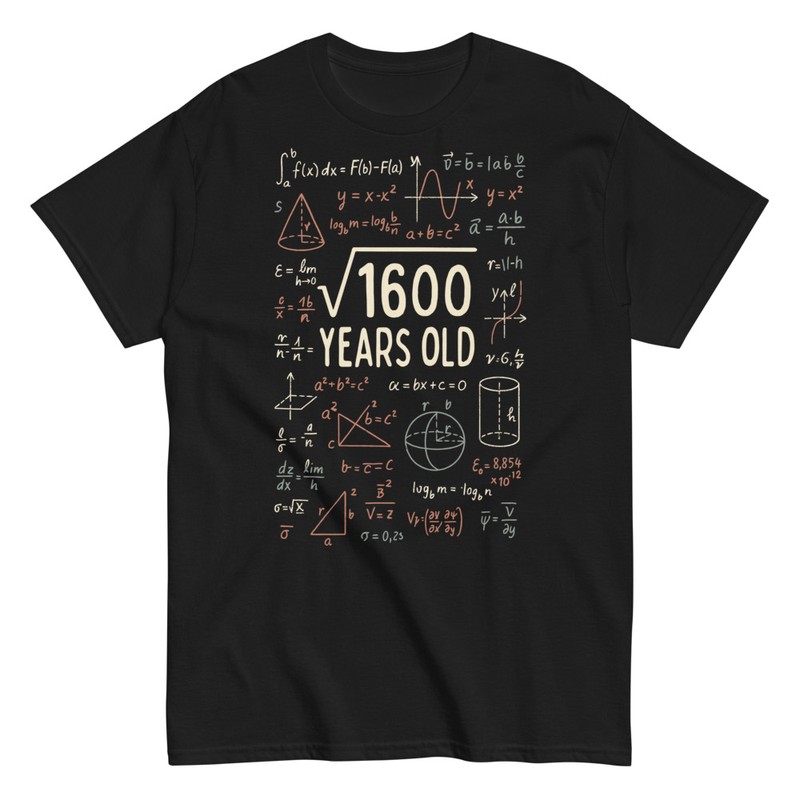 Camisetas: Matemática Raiz Cuadrada 40 Años