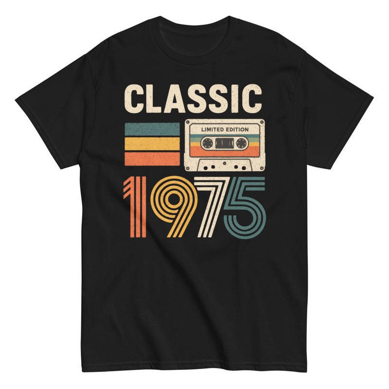 Camisetas: Retro Classic 1975 Cassette
