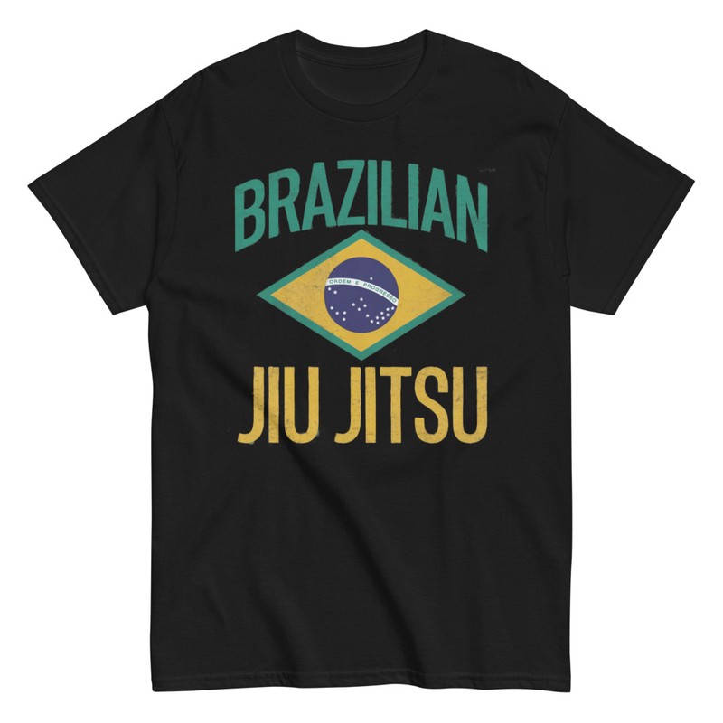 Camisetas: Brazilian Jiu Jitsu Bandera Brasil