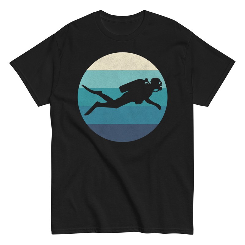 Camisetas: Buceador Retro Original