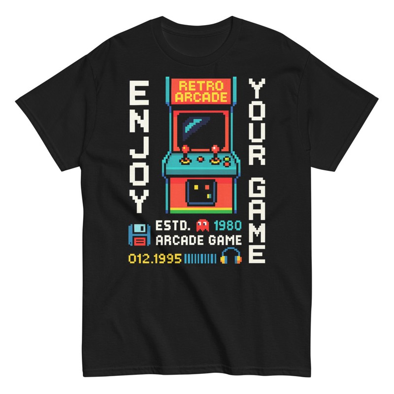 Camisetas: Retro Arcade Game Divertida
