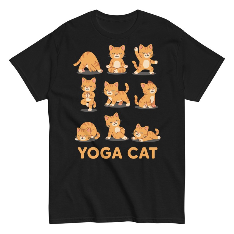 Camisetas: Gato Yoga Divertida