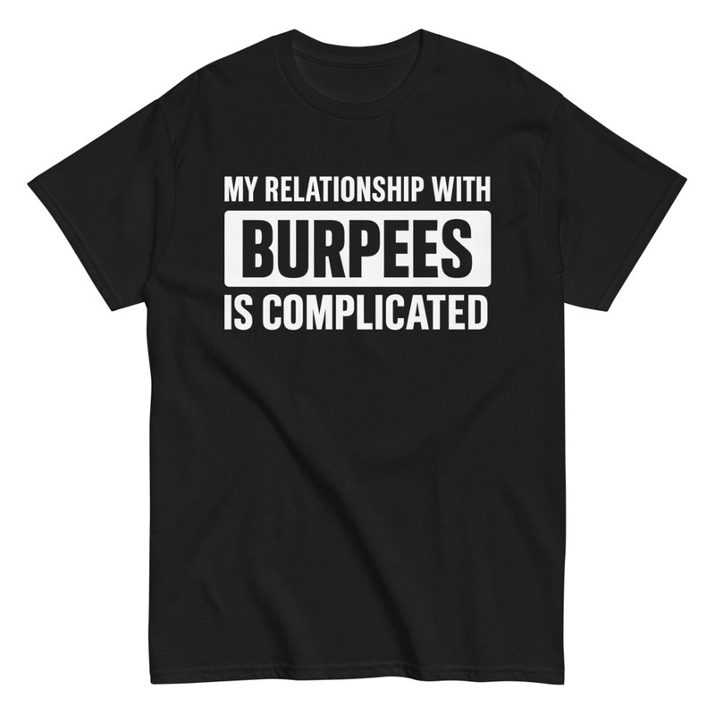 Camisetas: Burpees Relación Complicada