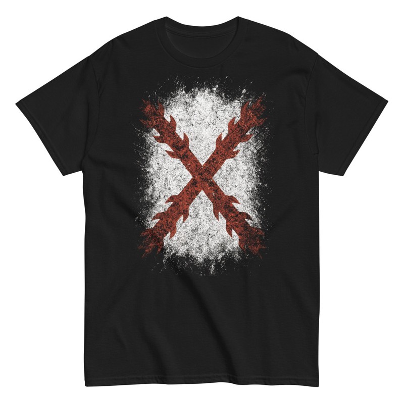 Camisetas: Cruz de Borgoña Tercios Vintage
