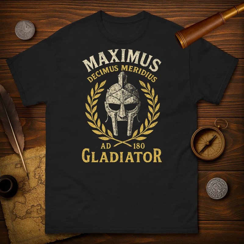 Camisetas: Máximus Decimus Meridius Gladiador