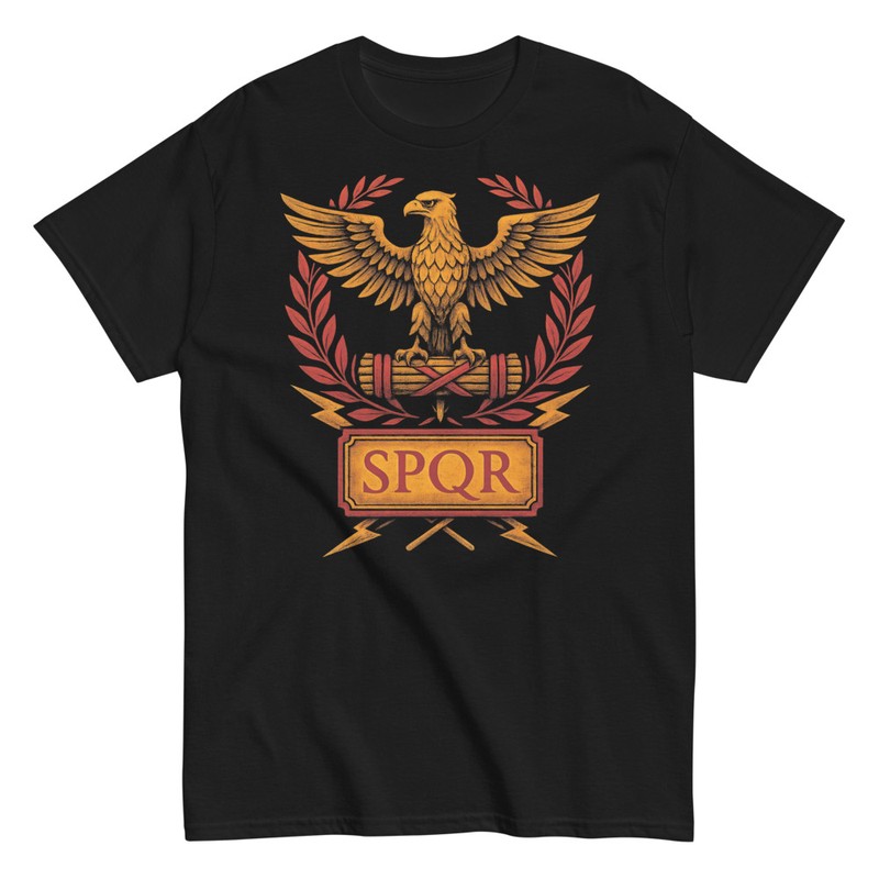 Camisetas: Emblema Roma Águila SPQR