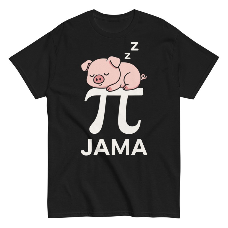 Camisetas: Cerdito Durmiendo Sobre Pi