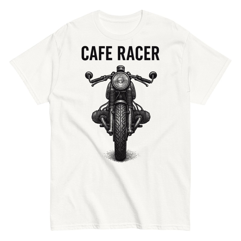 Camisetas: Café Racer Motociclista