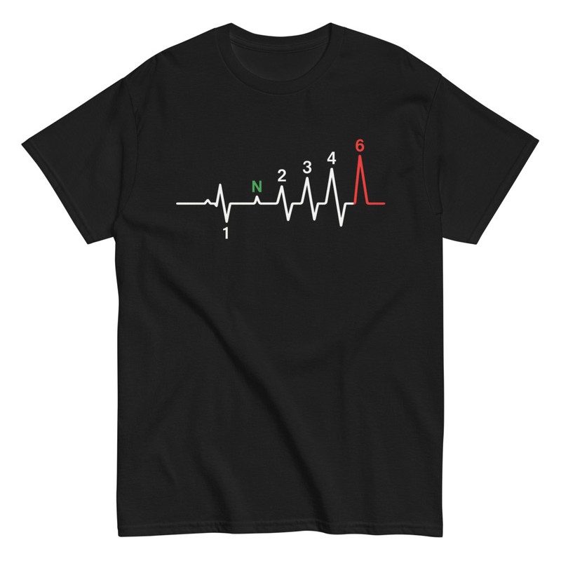 Camisetas: Electrocardiograma Motero
