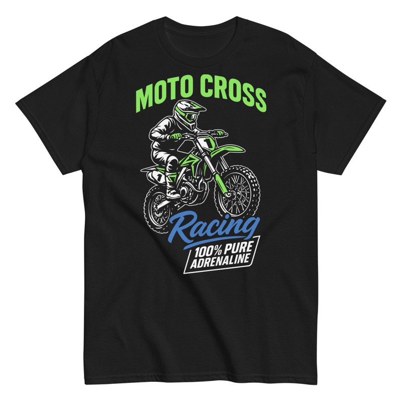 Camisetas: Moto Cross Racing Adrenalina