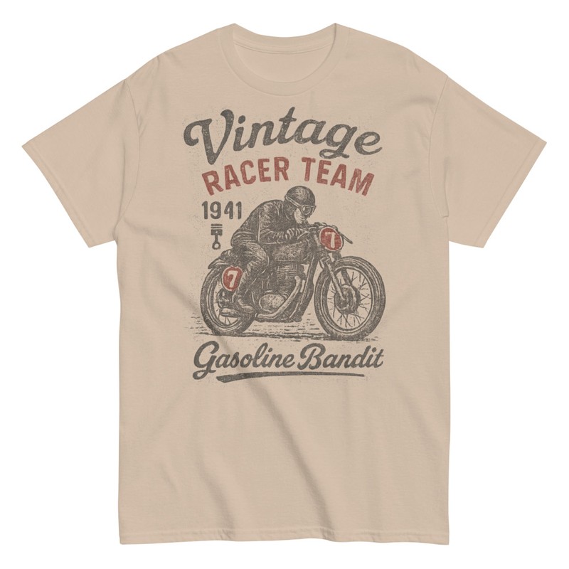 Camisetas: Vintage Racer Gasoline Bandit
