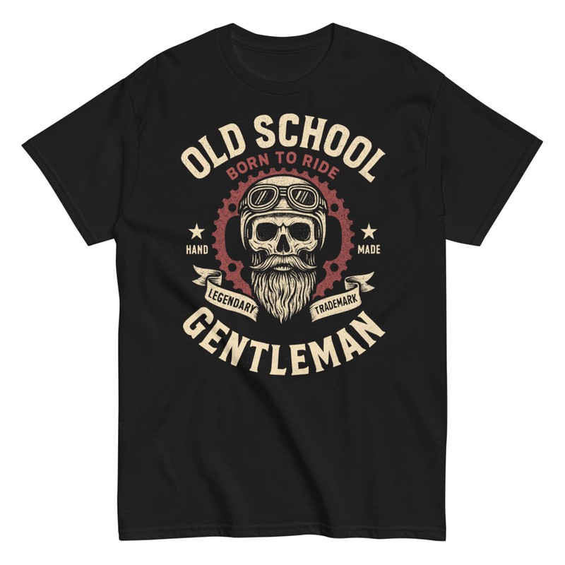 Camisetas: Old School Gentleman