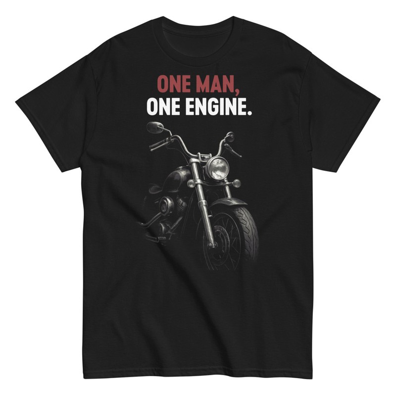Camisetas: Amantes de las Motos One Man One Engine