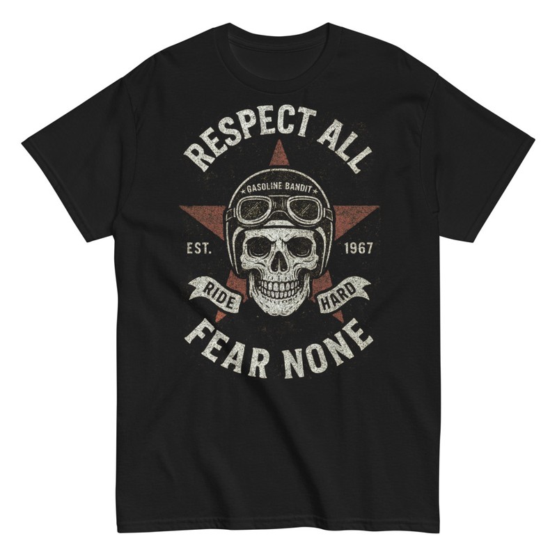 Camisetas: Respeta a Todos No Temas a Nadie Vintage