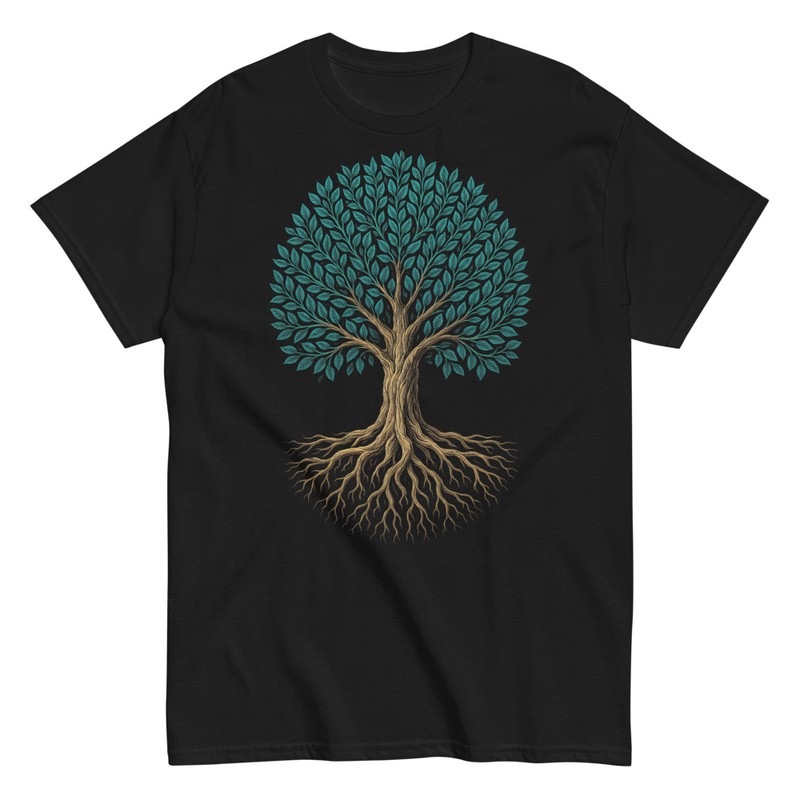 Camisetas: Árbol de la Vida con Raíces