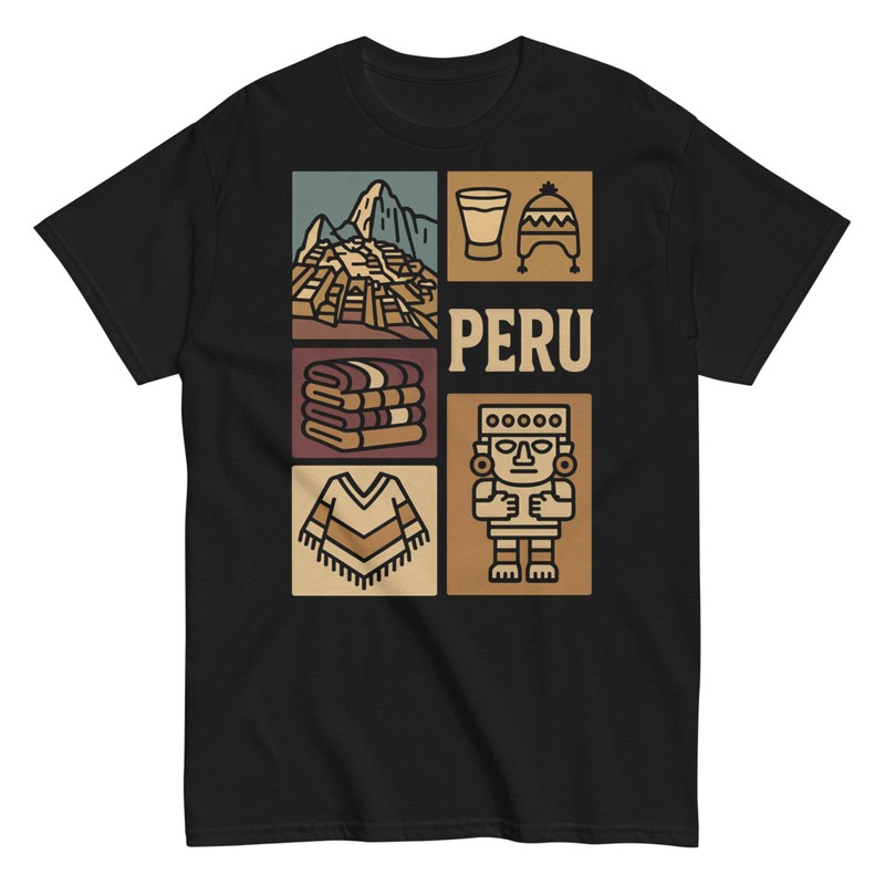 Camisetas: Cultural Perú Collage