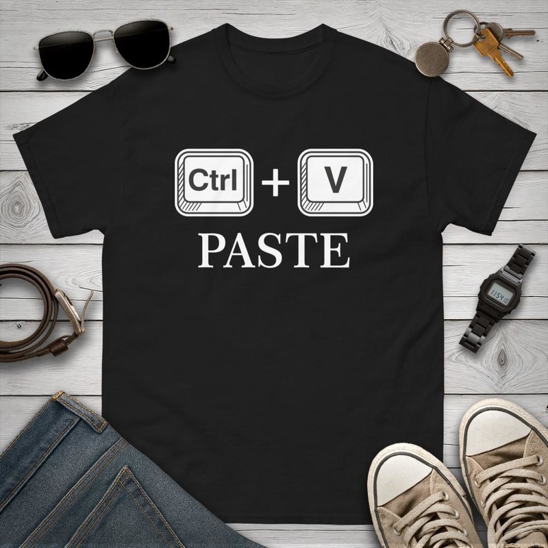 Camisetas: Ctrl + V Pegar Original
