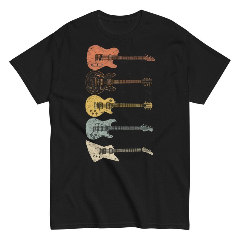 Camisetas: Guitarras Eléctricas Retro