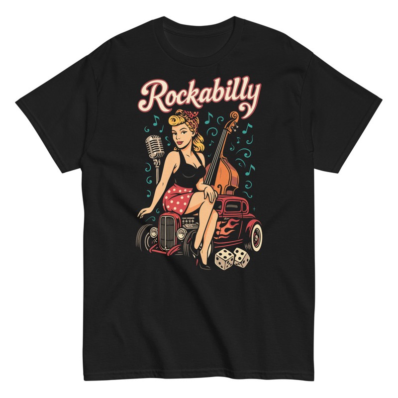 Camisetas: Estilo Rockabilly Retro Mujer