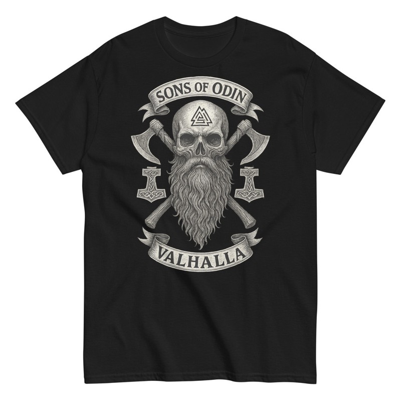 Camisetas: Sons of Odin Valhalla Vikinga