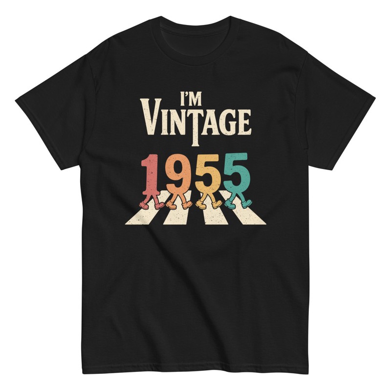Camisetas: Vintage 1955 70 Años Abbey Road