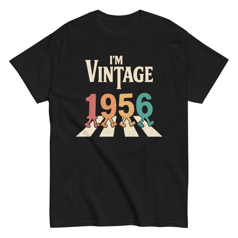 Camisetas: Vintage 1956 69 Años Abbey Road
