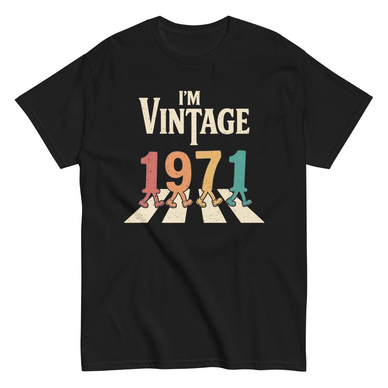 Camisetas: Vintage 1971 54 Años Abbey Road