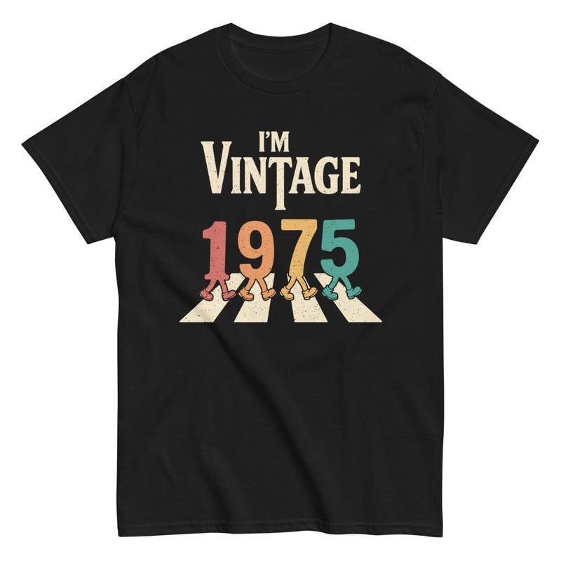 Camisetas: Vintage 1975 50 A&ntilde;os Abbey Road