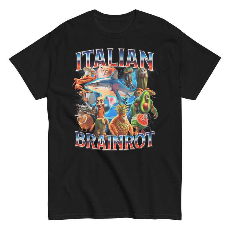 Camisetas: Brainrot Italiano Animales Meme