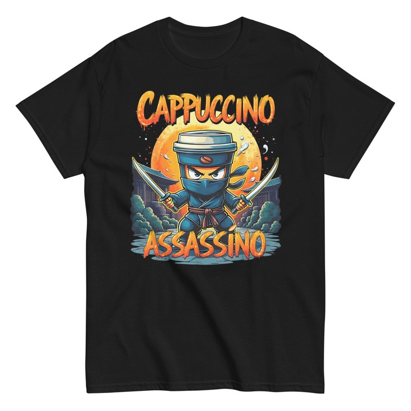 Camisetas: Cappuccino Assassino Ninja Café