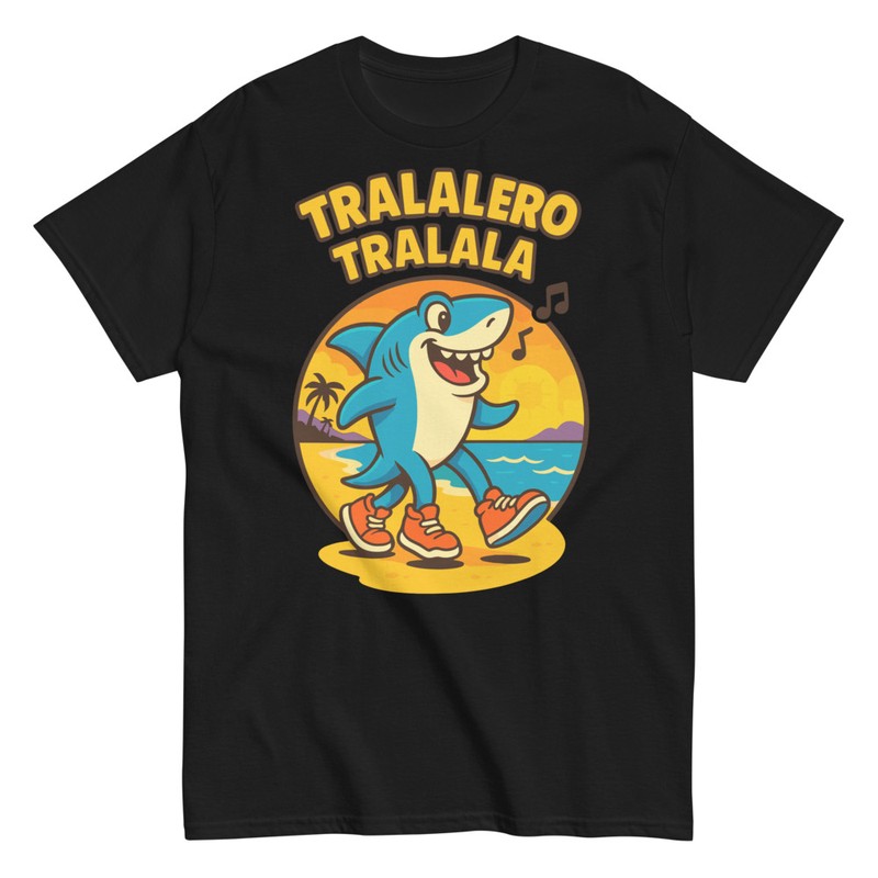 Camisetas: Tiburón Tralalelo Tralala Playa