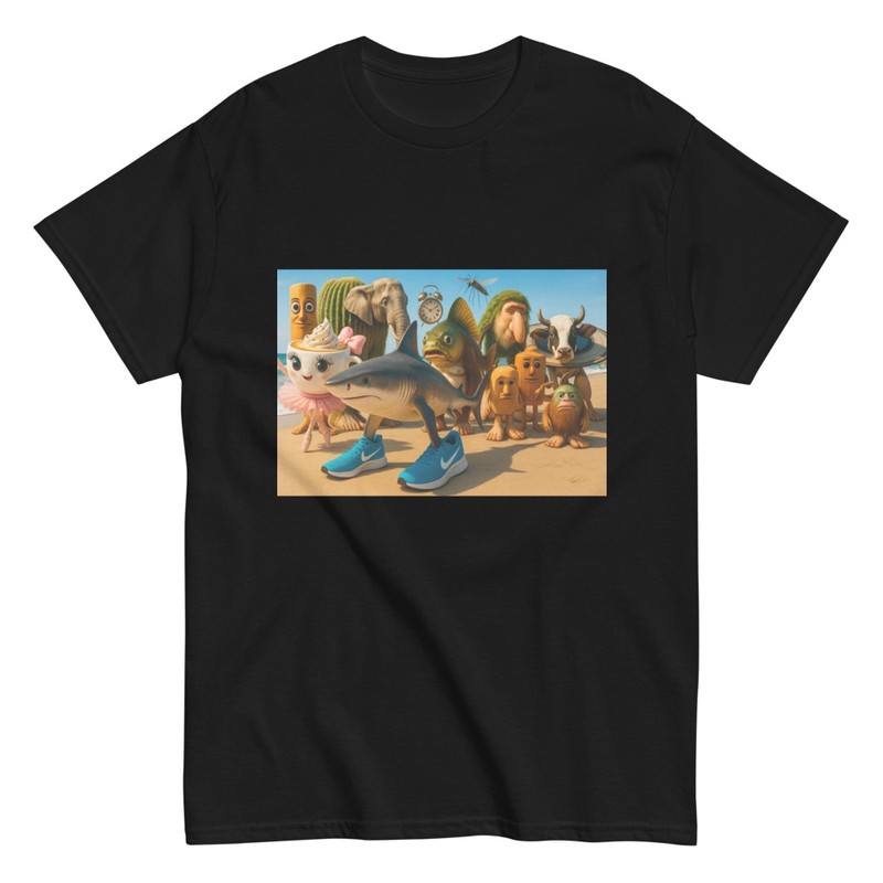 Camisetas: Brainrot Italiano Personajes Playa