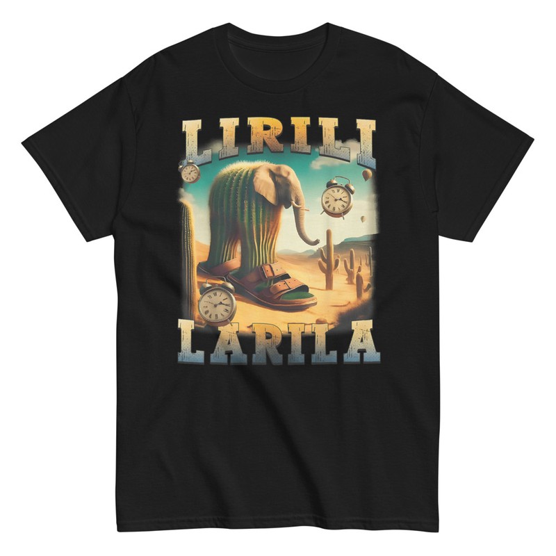 Camisetas: Elefante Cactus Sandalia Lirili Larila