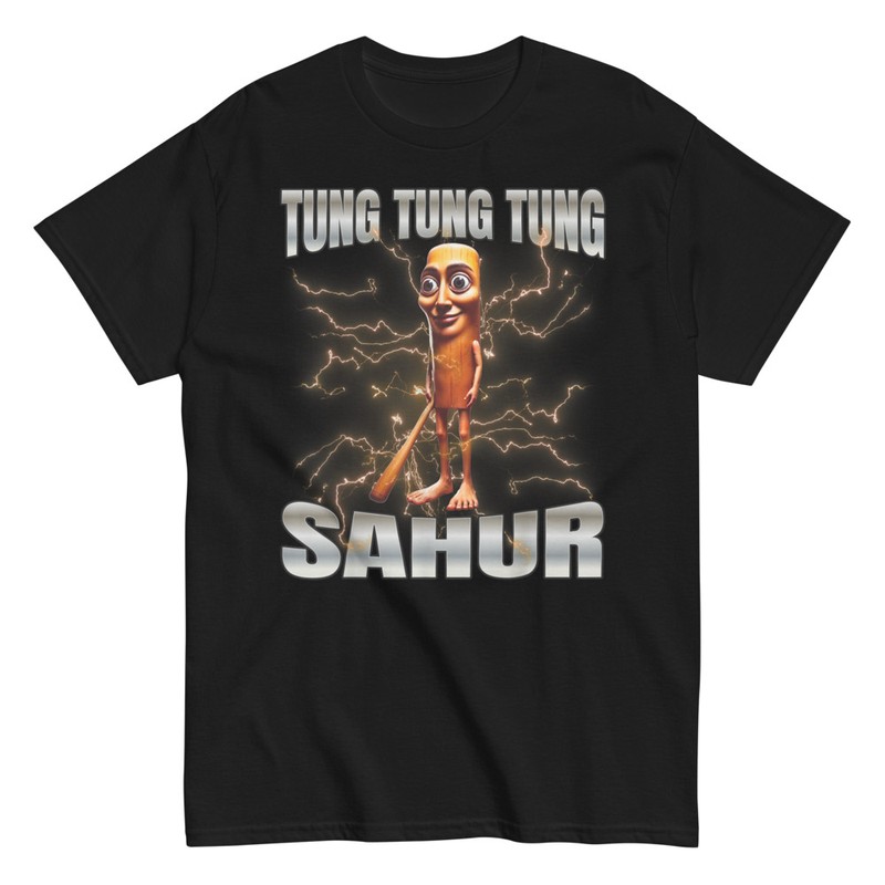 Camisetas: Tung Tung Sahur Rayos Meme