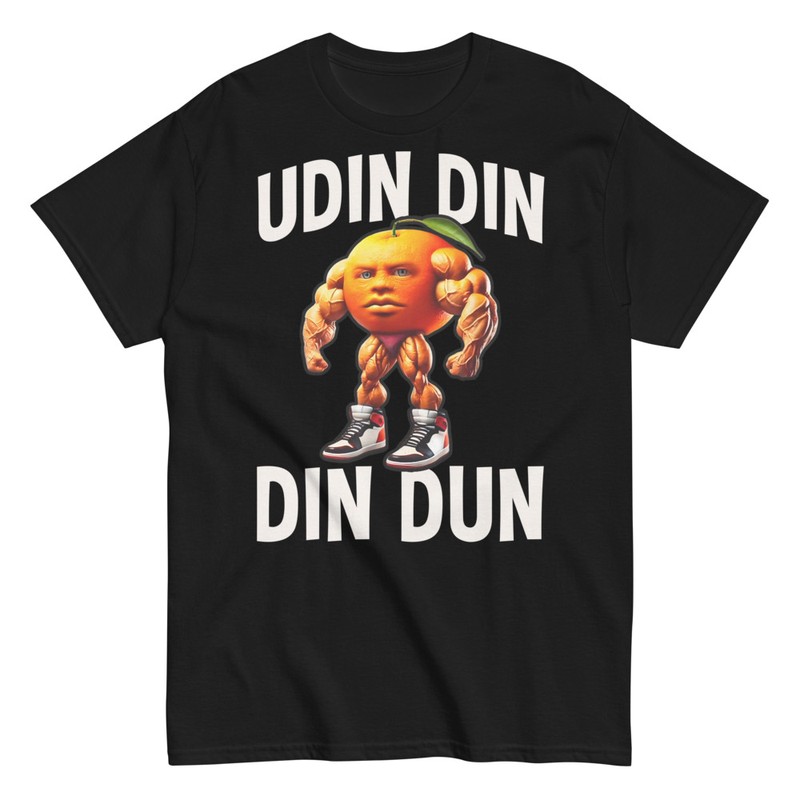 Camisetas: Naranja Musculosa Udin Din Dun