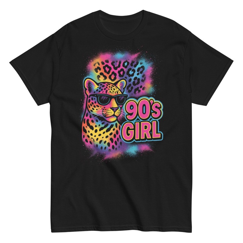 Camisetas: 90s Girl Actitud Salvaje