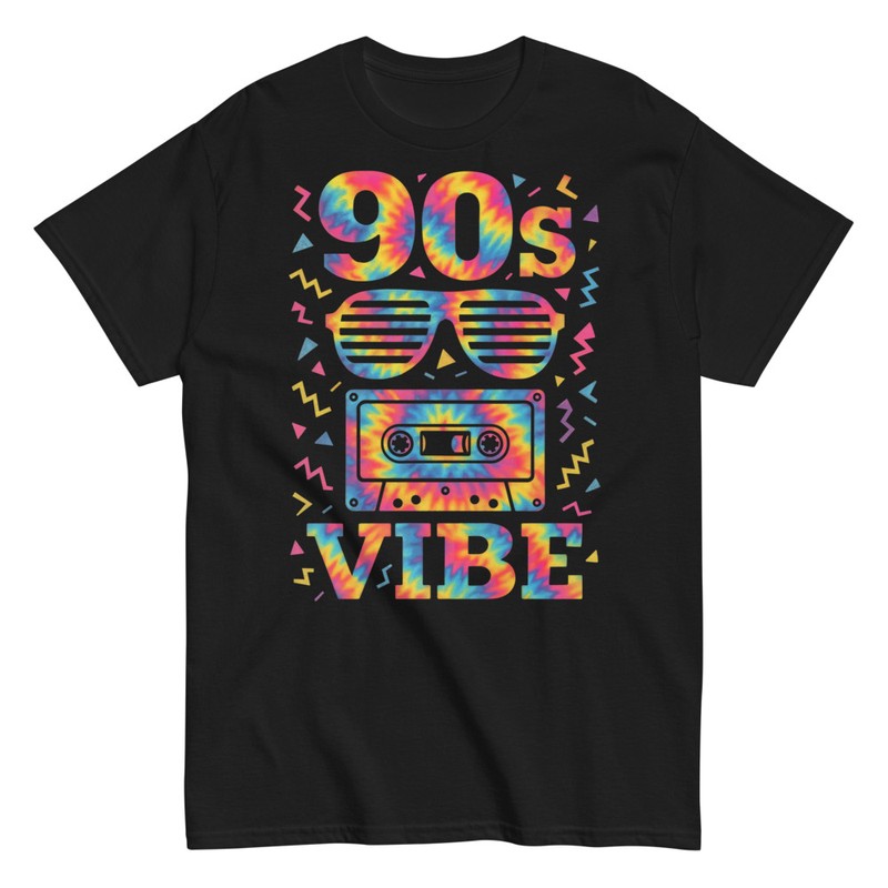 Camisetas: 90s Vibe Estampado Tie-dye