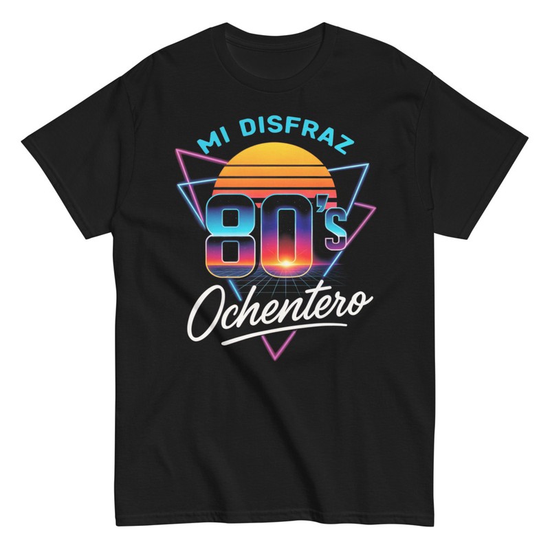 Camisetas: Mi Disfraz Ochentero Fiesta Retro