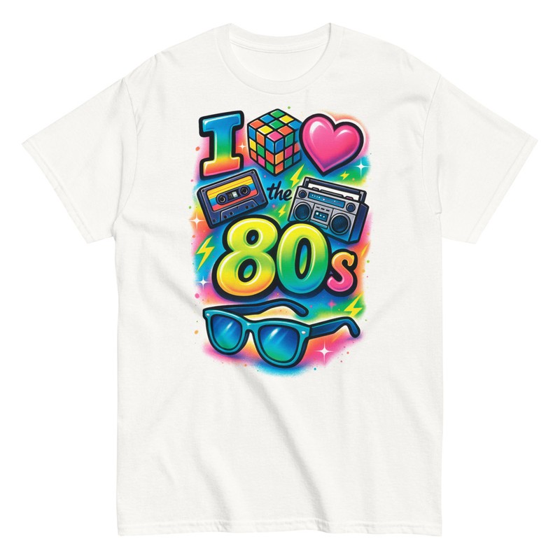 Camisetas: I Love 80s Graffiti
