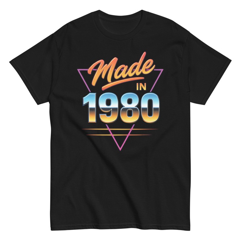 Camisetas: Made in 1980
