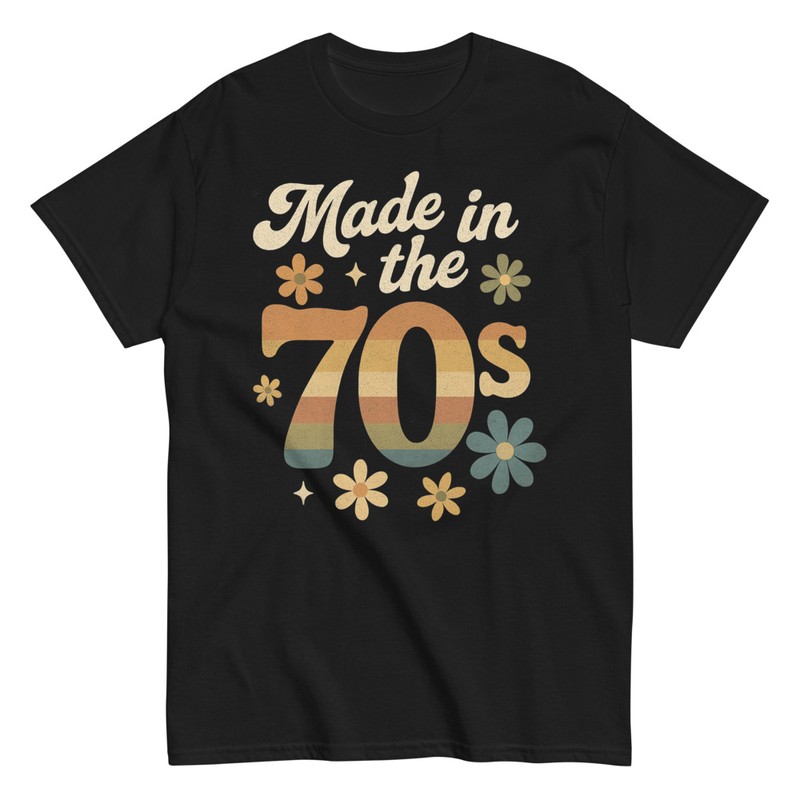 Camisetas: Made in 70s Flower Power