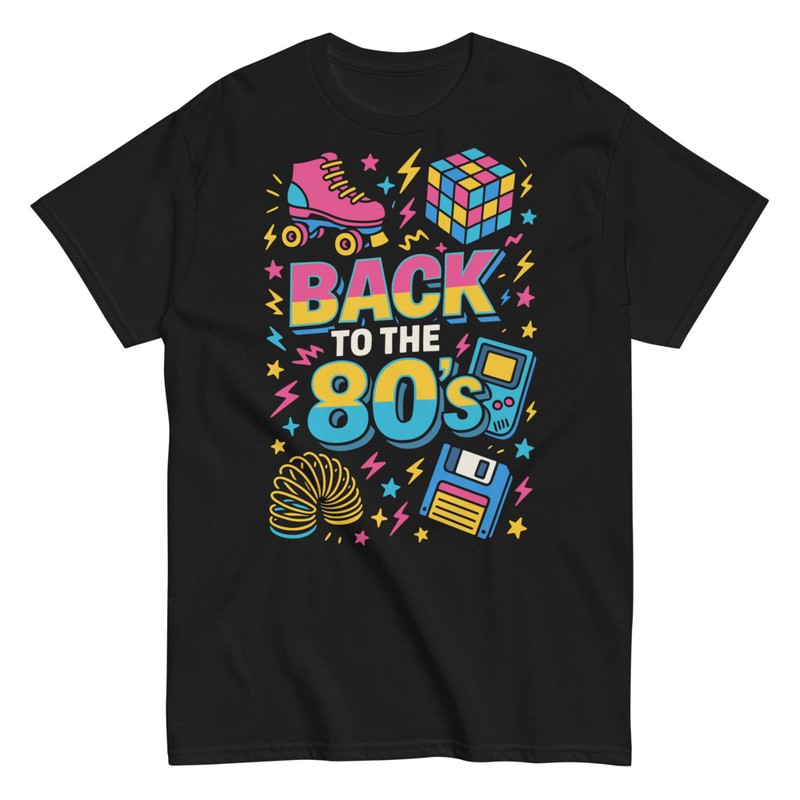 Camisetas: Back to the 80s Juegos Retro