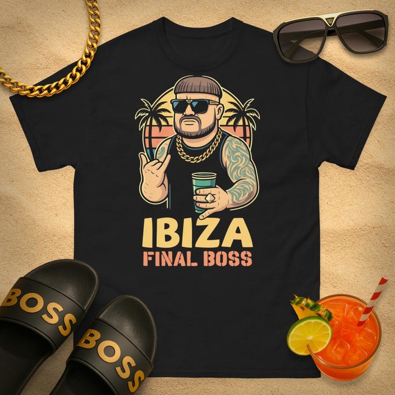 Camisetas: Camiseta Ibiza Final Boss Jack Kay Viral