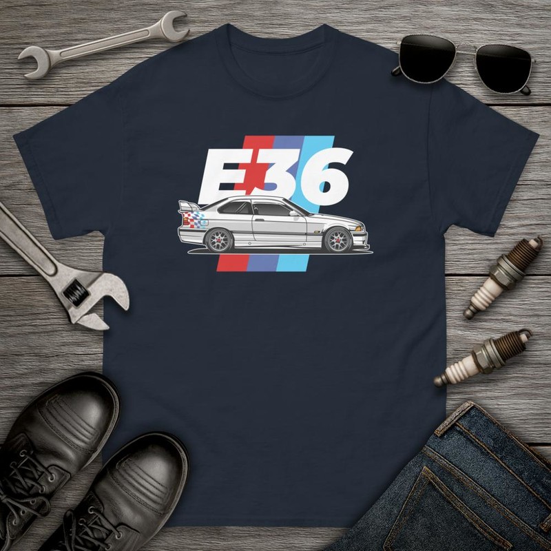 Camisetas: Coche Tuning JDM Drift BMW E36