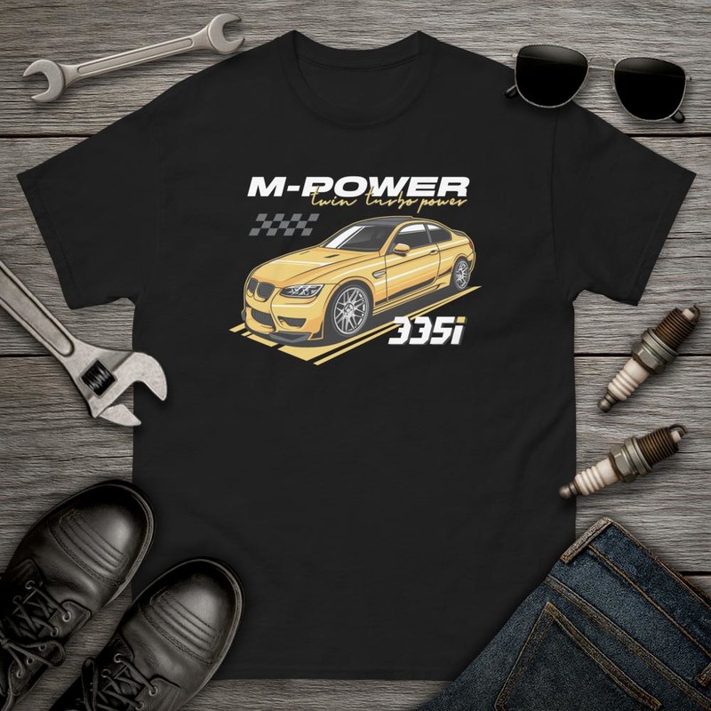Camisetas: M-POWER Twin Turbo Power 335i