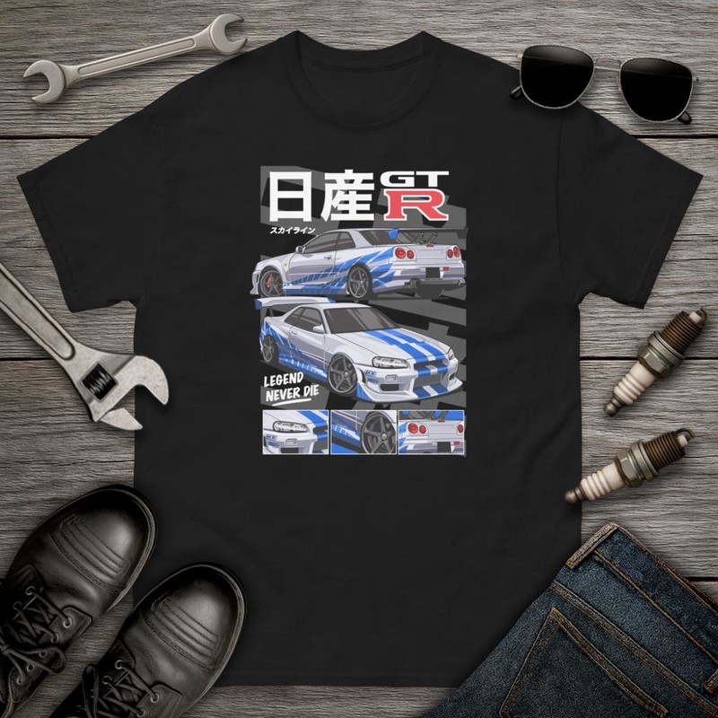 Camisetas: Nissan Skyline Fast and Furious