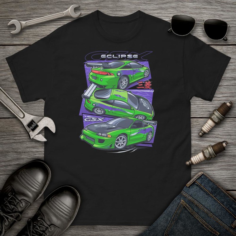 Camisetas: Fast and Furious Eclipse 1995 Brian