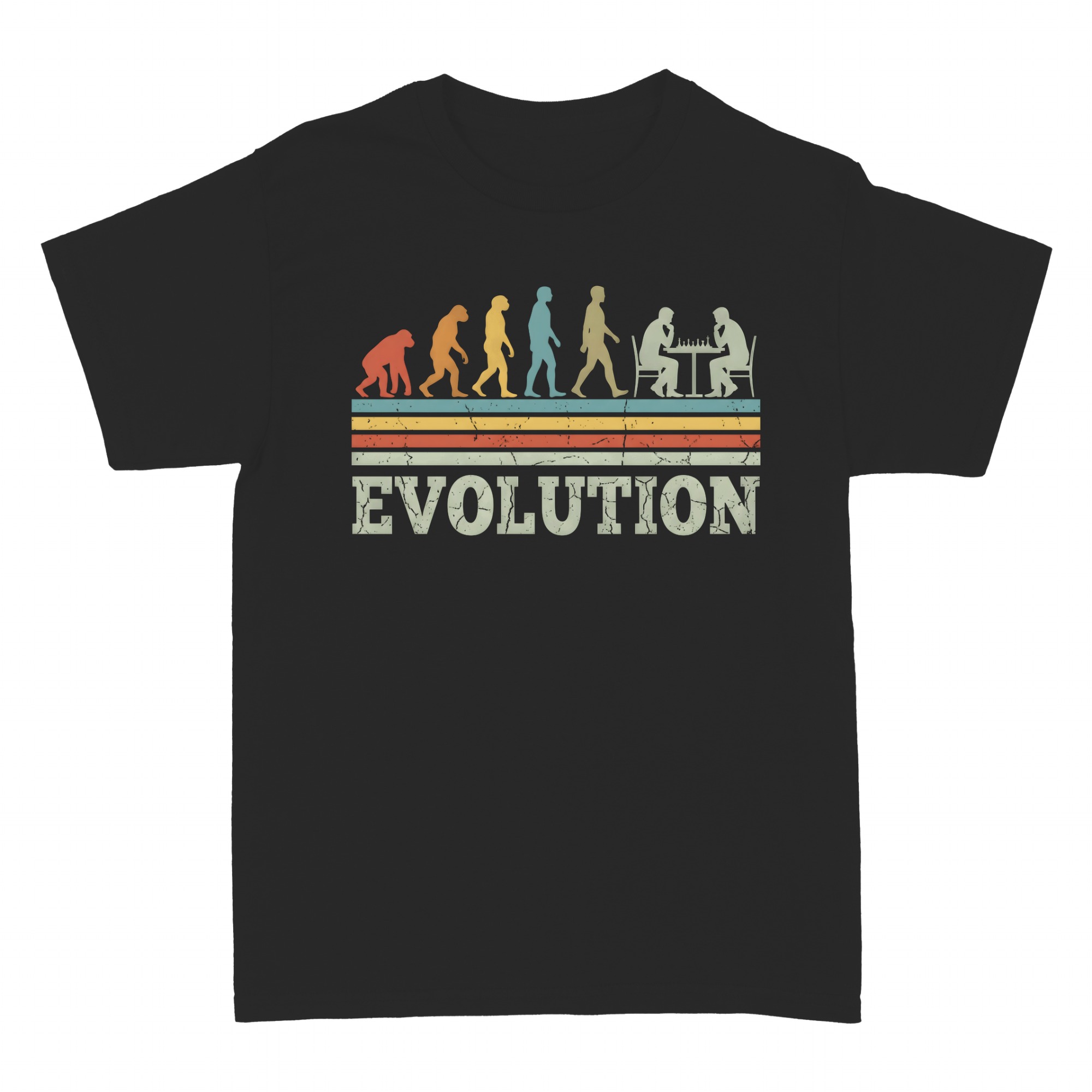 Camisetas: Evoluci&oacute;n del Ajedrez Dise&ntilde;o Divertido Jugador