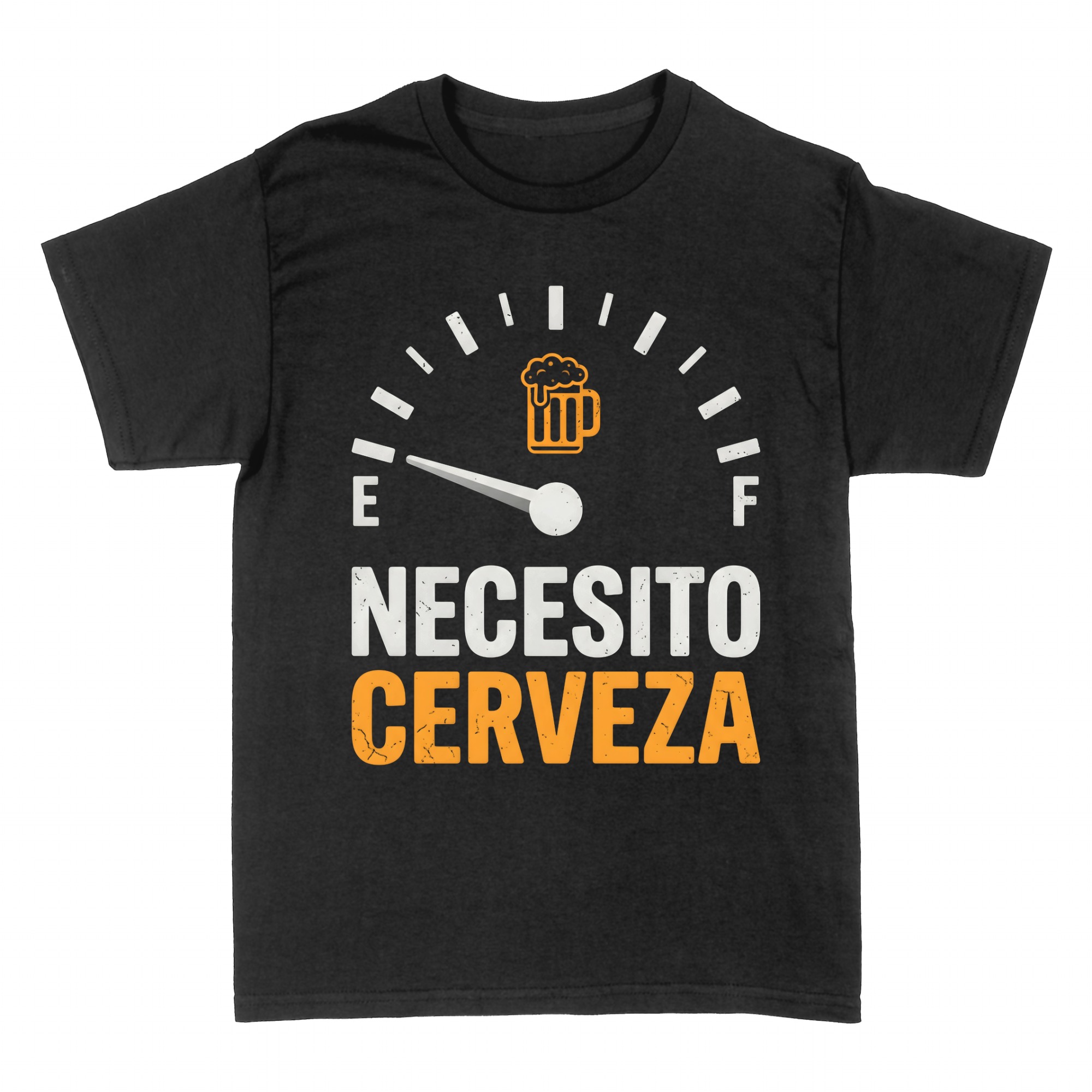 Camisetas: Necesito Cerveza Medidor Combustible Gracioso