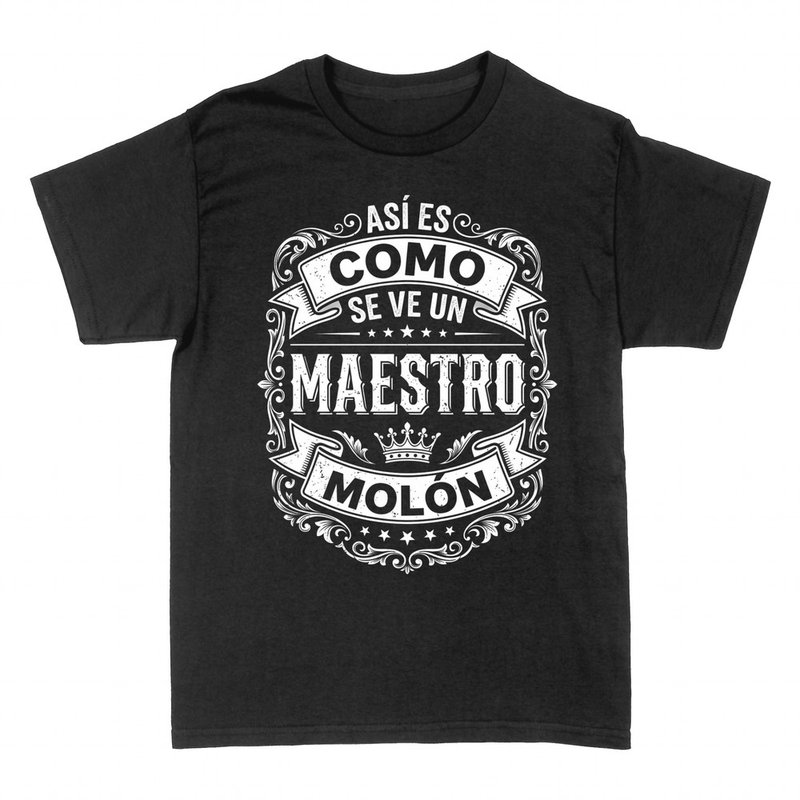 Camisetas: As&iacute; es como se ve un maestro mol&oacute;n